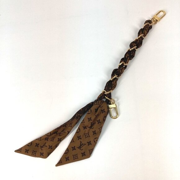 LOUIS VUITTON Brown Monogram Keyring - Picture 1 of 11